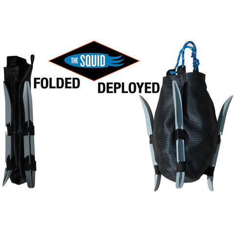 NRS Squid Lightweight Boat Anchor doplayed and folded