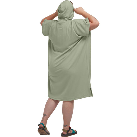 NRS Covert Changing Poncho in Desert Sage model back