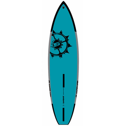Slingshot Crossbreed 11 Inflatable SUP Board w/ SUP Winder in Blue front