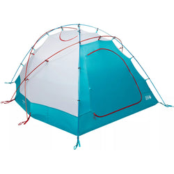 Mountain Hardwear Trango 4-Person Mountaineering Tent in Alpine Red no fly closed
