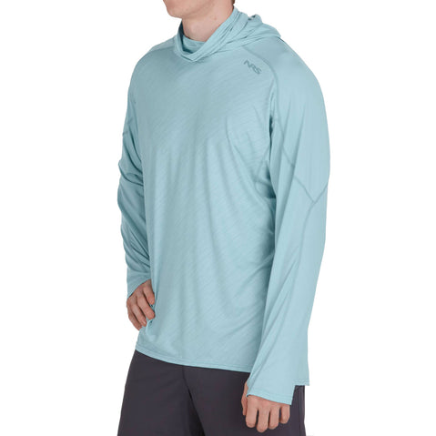 NRS Men's Silkweight Varial Hoodie Sea Angel model