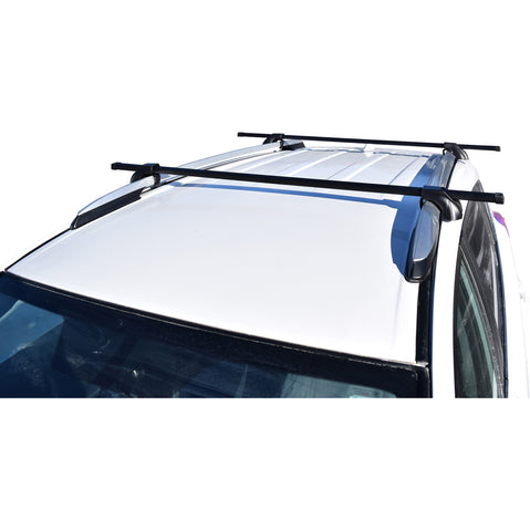 SteelTop Universal Cross Rail System installed on a car