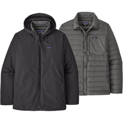 Patagonia Men's Downdrift 3-in-1 Jacket in Ink Black set