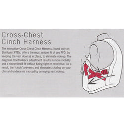 Stohlquist Descent Rescue Lifejacket (PFD) cross-cinch chest harness