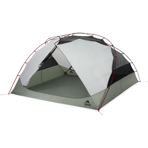 MSR Elixir 4 Person Backpacking Tent body angle view