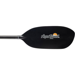 Aqua-Bound Shred Carbon Whitewater 1-Piece Kayak Paddle blade right