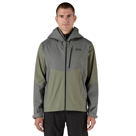 `Patagonia Men's Granite Crest Jacket river rock green model front