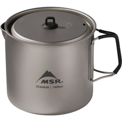 MSR Titan Kettle in 1.4L handle open