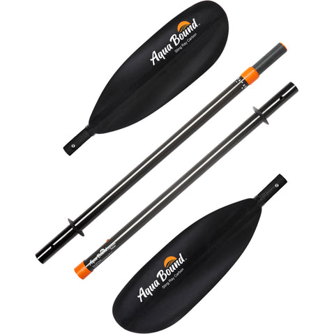 Aqua-Bound Sting Ray Carbon Posi-Lok 4-Piece Kayak Paddle pieces