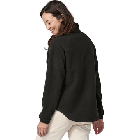 Patagonia Women's Classic Microdini Jacket in Black model back