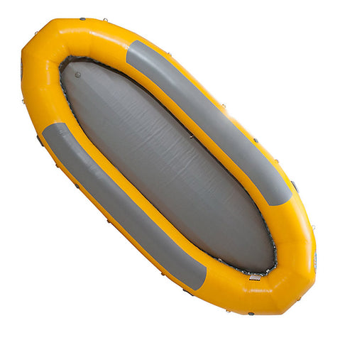 AIRE 156D Self-Bailing Raft in Yellow bottom