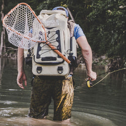 IceMule Boss Cooler in Sand lifestyle
