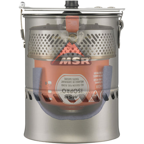 MSR Reactor 1.0L Stove System handle packed