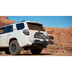 Kuat Piston Pro X 2 Bike Hitch Rack in Galaxy Gray attach with car