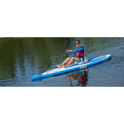 Sea Eagle NeedleNose 14 Inflatable SUP Board Electric Pump Package lifestyle