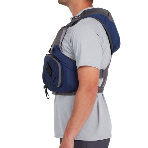 NRS Chinook Lifejacket (PFD) navy model side
