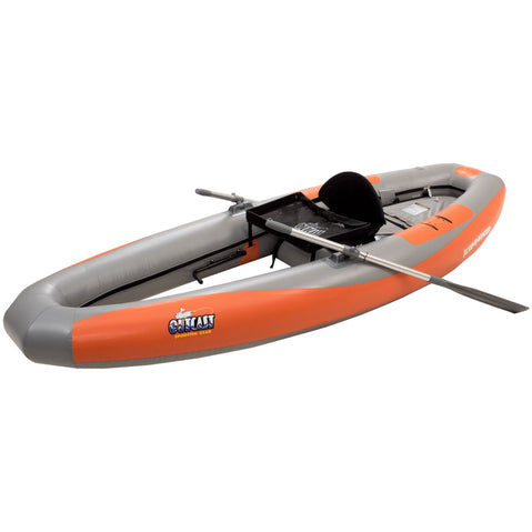 Outcast OSG Commander Frameless Boat in Orange angle