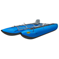 NRS 18' Kodiak Cataraft in Blue with frame