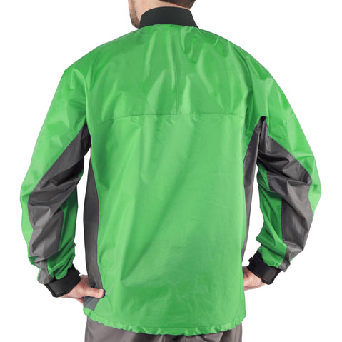 NRS Rio Paddling Jacket in Green model back
