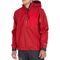 NRS Men's High Tide Paddling Jacket in Red model front