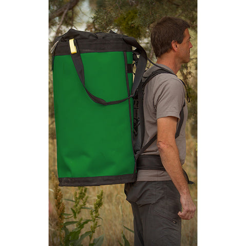 Metolius Half Dome Rock Climbing Haul Bag in Green lifestyle