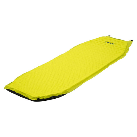 NRS Snooze Lite Sleeping Pad green 3 inch angle
