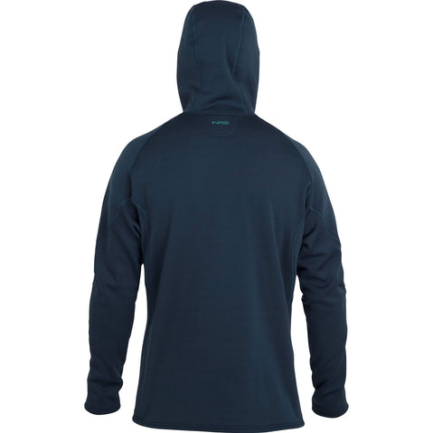 NRS Men's Expedition Weight Hoodie in Navy back