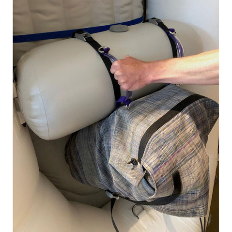 Down River Equipment Raft Sweep Kit Bag packed