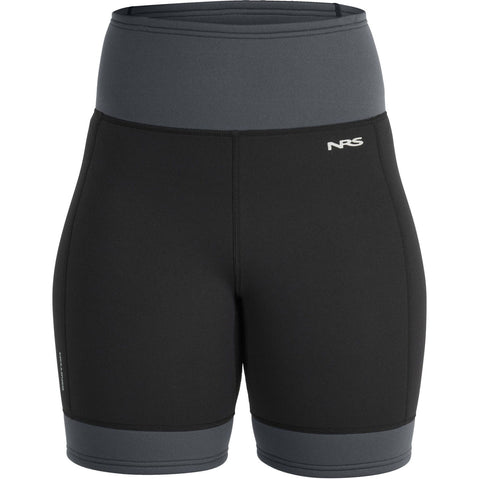 NRS Women's Ignitor Wetsuit Shorts in Black front