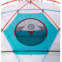 Mountain Hardwear Space Station Dome Basecamp Tent in Alpine Red window