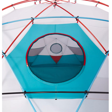 Mountain Hardwear Space Station Dome Basecamp Tent in Alpine Red window