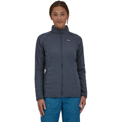 Patagonia Women's 3-in1 Powder Town Jacket in Black model view front