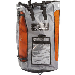 Slingshot Tracker 7' Inflatable SUP Board w/ SUPWinder in Orange packed