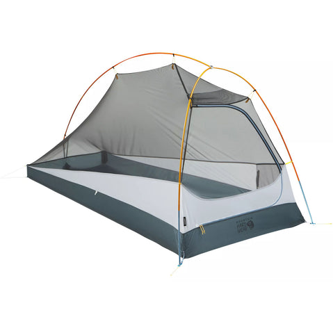 Mountain Hardwear Nimbus UL 1-Person Backpacking Tent in Undyed nofly closed