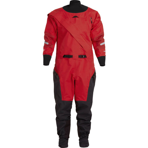 NRS Women's Foray Drysuit in Red front