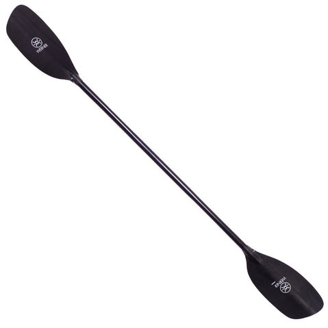 Werner Sherpa Carbon Straight Shaft Whitewater Kayak Paddle angle