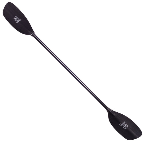 Werner Sherpa Carbon Straight Shaft Whitewater Kayak Paddle angle
