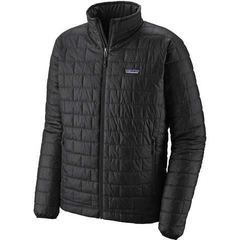 Patagonia Men's Nano Puff Jacket in Black angle
