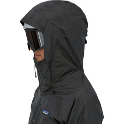 Patagonia Women's 3-in1 Powder Town Jacket in Black model view pocket