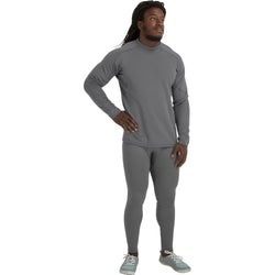 NRS Men's Lightweight Long Sleeve Shirt in Smoke model front