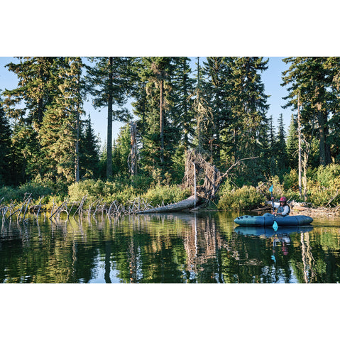 Aquaglide Backwoods Expedition 85 Ultralight Inflatable Kayak lifestyle