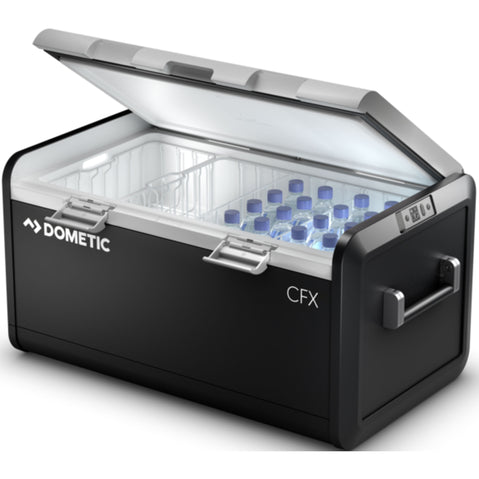 Dometic CFX3 100 Powered Cooler open