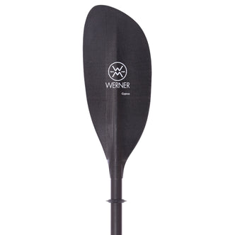 Werner Cyprus Carbon Straight Shaft Kayak Paddle in Carbon blade