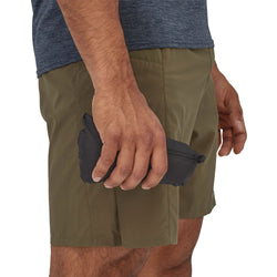 Patagonia Men's Houdini Jacket in Black model view wrist