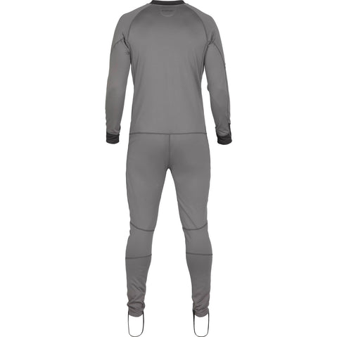 NRS Men's Lightweight Union Suit in Smoke back