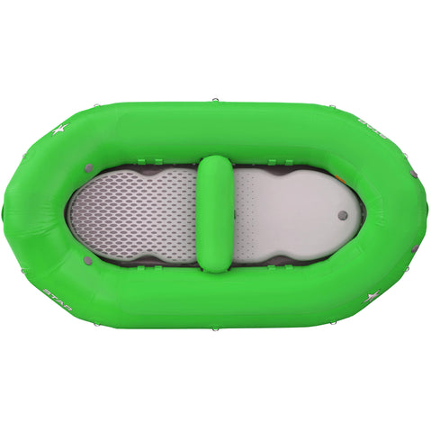 Star High Five 9.5 Self-Bailing Raft in Lime top