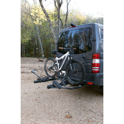Kuat Transfer V2 3-Bike Hitch Rack in Black lifestyle