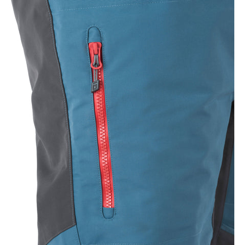Level Six Men's Odin Dry Suit in Crater thigh pocket zipper