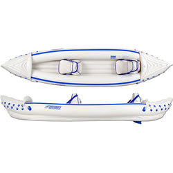 Sea Eagle Sport 370 Inflatable Kayak Pro Tandem Package side and top