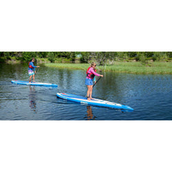 Sea Eagle NeedleNose 126 Inflatable SUP Board Electric Pump Package lifestyle